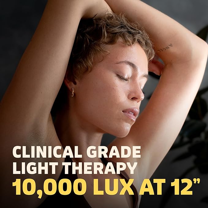 Clinical Medical Grade | Circadian Optics Langley Light Therapy Floor Lamp | 10X Power & Brightness | 10,000 Lux at 15" | Extremely Large 22" X 12" Light Panel | As Seen On Shark Tank