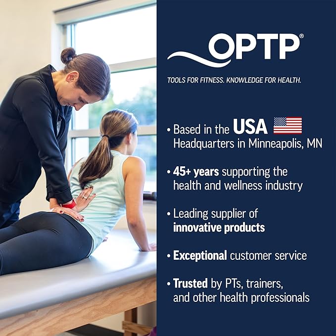 OPTP Contour Leg Pillow - Foam Knee Pillow for Side Sleepers - Fits Between The Knees to Relieve Strain and Pressure on The Low Back, Knees and Ankles