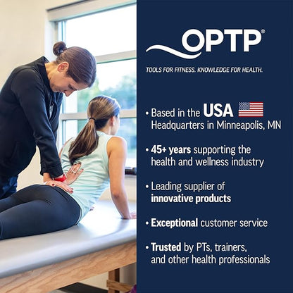 OPTP Contour Leg Pillow - Foam Knee Pillow for Side Sleepers - Fits Between The Knees to Relieve Strain and Pressure on The Low Back, Knees and Ankles