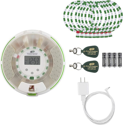 e-Pill MedSmart Voice Automatic Pill Dispenser – Locked Medication Reminder with Voice Alerts – Pill Organizer for Seniors, Dementia, Alzheimer’s, Caregivers & Assisted Living