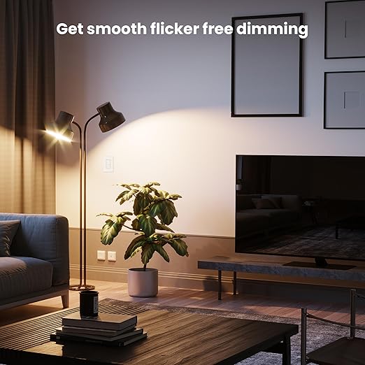 Feit Electric Smart WiFi Dimmer Switch with Remote, Single-Pole/3-Way/4-Way, Voice Control with Alexa & Google Asst, Wireless Wall-Mount Remote, App Control, Neutral Wire Required