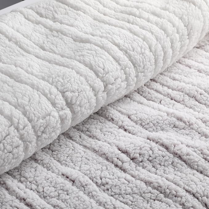 Electric Heated Blanket 72"x84" Full Size Sherpa Fleece - 4 Heat Settings & 10H Auto Shut Off for Safe Overnight Use, Fast Heating, Machine Washable for Bed, Couch, Office - Light Pink