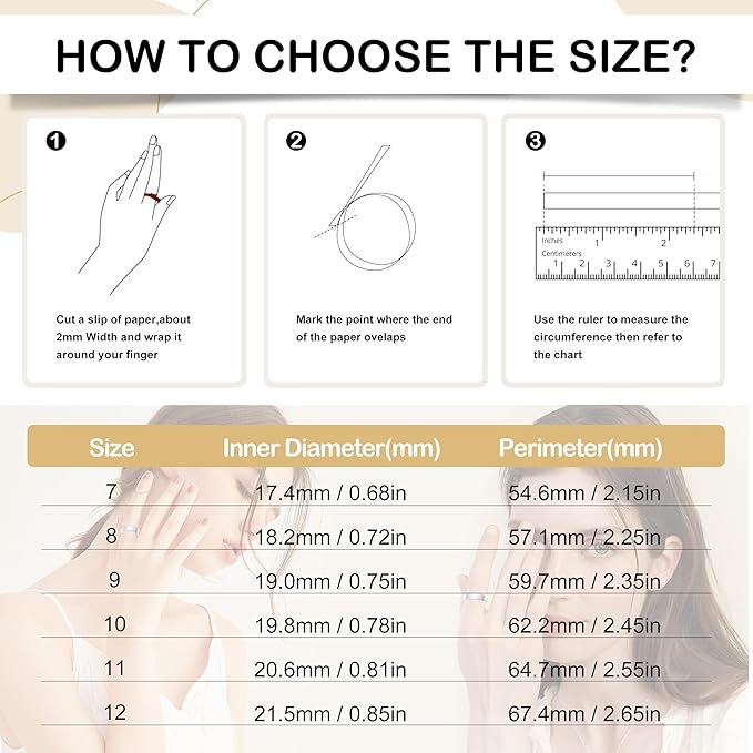 Smart Health Ring for Women Men,Fitness Tracker Smart Ring with Heart Rate,Sleep Monitor,Blood Oxygen,Steps,IP68 Waterproof Up to 5-7 Days Battery Life for iOS Android,No App Fee(Silver,7)