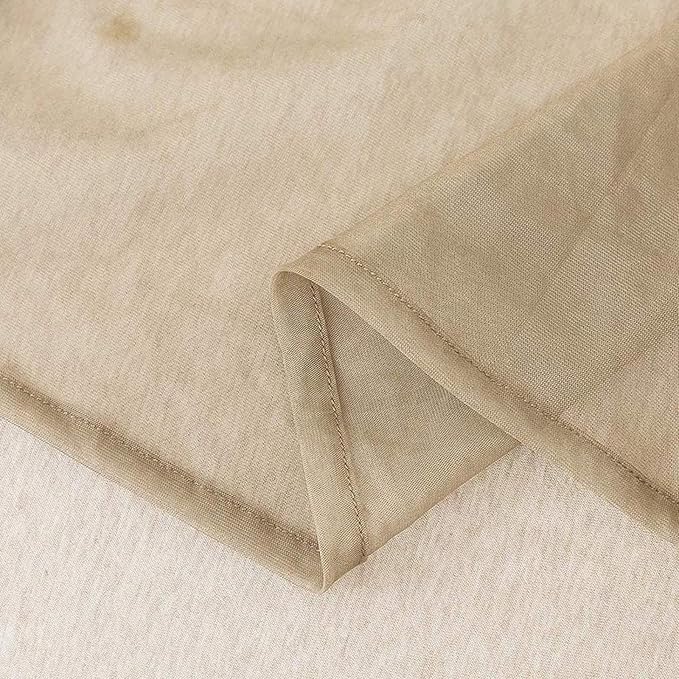 Chang, Round Anti Radiation Bed Net Shield,EMF Netting Shielding Canopy RF Protection Made by Silver Coated Mesh Radiation Shielding Rate 99.99percent,Brown(8m)