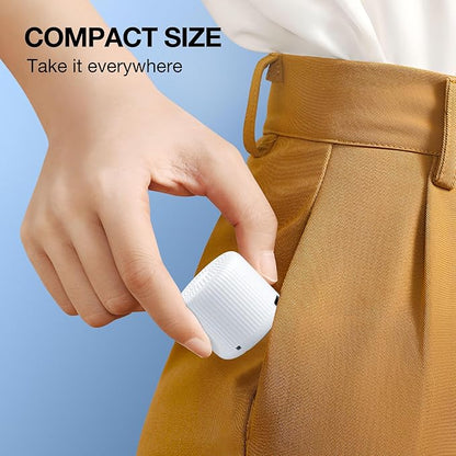 Portable Sound Machine + Travel Case, Mini White Noise Machine for Sleeping & Travel Case
