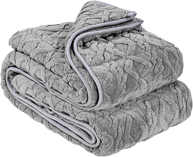 VEVOR Weighted Blanket, 20 lbs, 60 x 80 in Queen Size, Sherpa Fleece Heavy Blanket with Glass Beads, Soft Warm Cozy Fluffy Touch, for 200-250 lbs Adults, Improve Sleep Quality, Grey