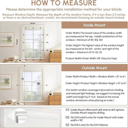 Kincmo No Drill Motorized Blinds with Remote, 100% Blackout Roller Shades for Windows, Custom Electric Blinds Compatible with Alexa, Apple Homekit, Google Home (100% Blackout Dreamy White)