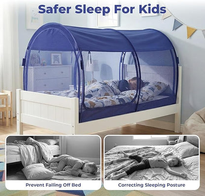 LEEDOR® Bed Tent Dream Tents Bed Canopy Shelter Cabin Indoor Privacy Warm Breathable Pop Up Twin/Full/Queen for Kids and Adult Patent Pending(Mattress Not Included)