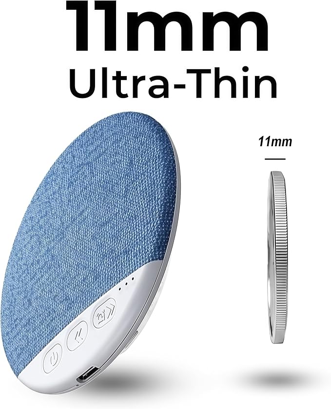 2026 New Sleep Pillow Speaker, Bluetooth Pillow Speaker with White Noise Timer Wireless Sleep Aid with Stereo Bass Private Sleep Headphones for Adult Kids (Green)