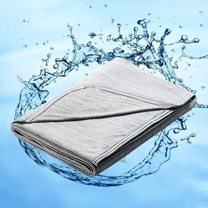 Marchpower Cooling Blanket for Hot Sleepers King Size, Q-Max>0.5 Arc-Chill Cooling Blanket with Double-Sided Design, Japanese Cooling Fiber Absorbs Body Heat, Soft Cold Blankets for Sleeping Summer