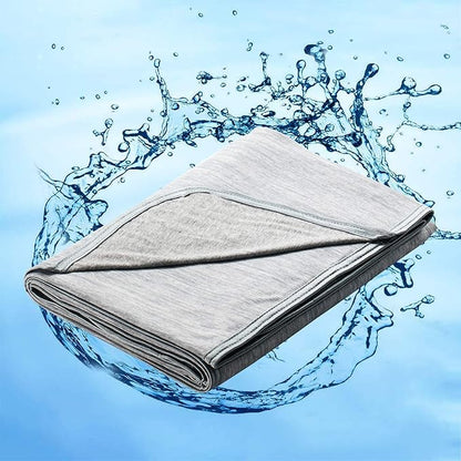 Marchpower Cooling Blanket for Hot Sleepers King Size, Q-Max>0.5 Arc-Chill Cooling Blanket with Double-Sided Design, Japanese Cooling Fiber Absorbs Body Heat, Soft Cold Blankets for Sleeping Summer