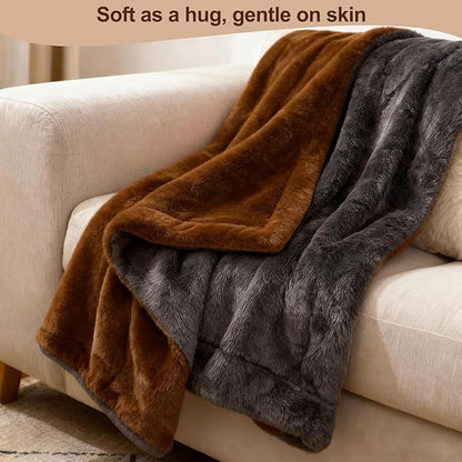 Heated Blanket Queen Size, 84"x90" Electric Heating Soft Dual-Sided Flannel Machine Washable Blanket, 12 Heat Levels & 12 Hours Auto Off, Soft Warm Flannel Blanket, Overheat Protection with ETL & FCC