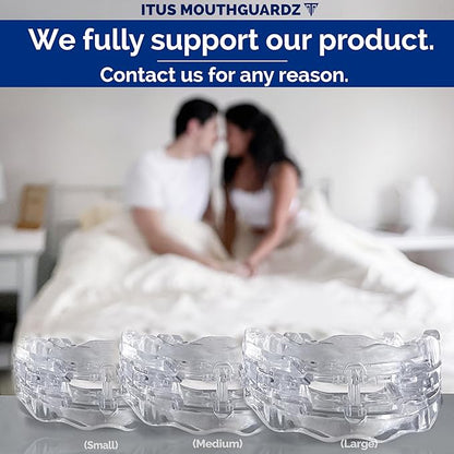 SilentZPro 2.0 - USA Designed & FDA-Cleared Anti Snore Mouthpiece - Fully Adjustable Anti Snore Mouth Guard - Professional Patented Anti Snore Device, Large