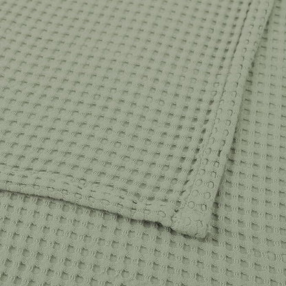 36” X 40” Inches Cooling Baby Waffle Weave Blanket, Ultra-Soft Lightweight Receiving Blanket for Newborn, Breathable Comfortable Baby Swaddle Blanket for Boys and Girls(Sage)