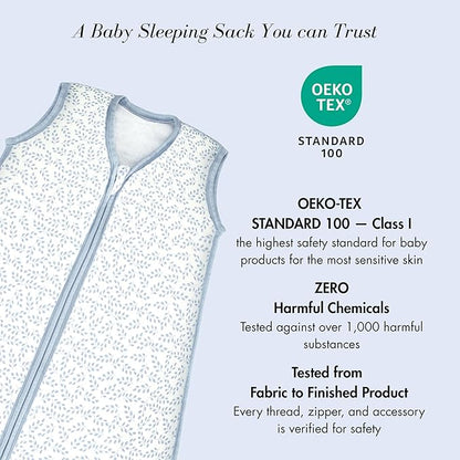 Unisex Baby Sleep Sack 0.5 TOG, Lightweight Summer Wearable Blanket, Soft Rayon Made from Bamboo Toddler Sleep Bag