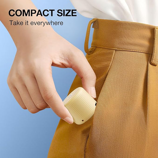 White Noise Machine Baby Portable Sound Machine,LEICEX Travel Sound Machine,15 Non-Looping Sound Timer and Memory Play, Mini White Noise Machine for Sleeping Office Travel （Honey）