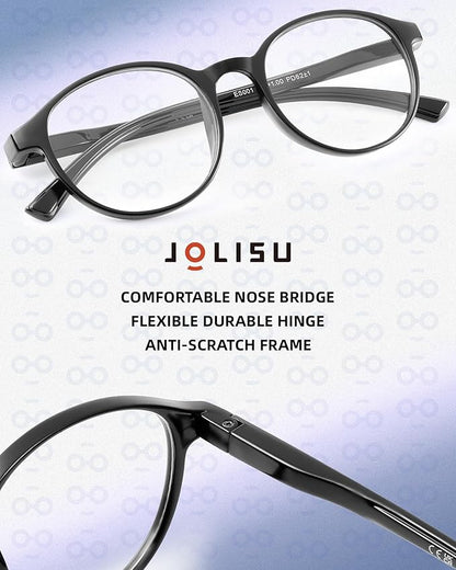 5 Pack Reading Glasses For Women,Blue Light Blocking Computer Reader Spring Hinge Eyeglasses