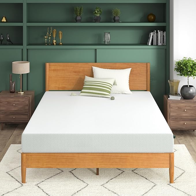 ZINUS Memory Foam 8 Inch Green Tea Mattress, Queen