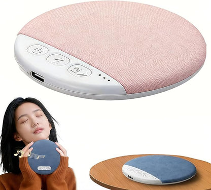 2026 New Sleep Pillow Speaker, Bluetooth Pillow Speaker with White Noise Timer Wireless Sleep Aid with Stereo Bass Private Sleep Headphones for Adult Kids (Pink)