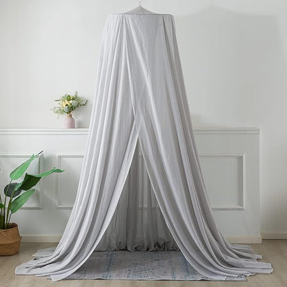 Faraday cage Radiation EMF Protection Bed White Canopy (Medium Size:50x230x800cm)