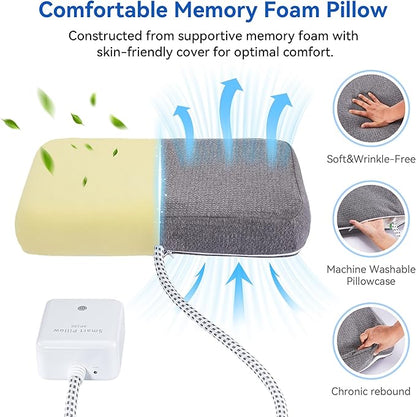Smart Anti-Snore Pillow AP100, AI Sleep Devices for Snore Relief, Ideal Solution for Side and Back Sleepers