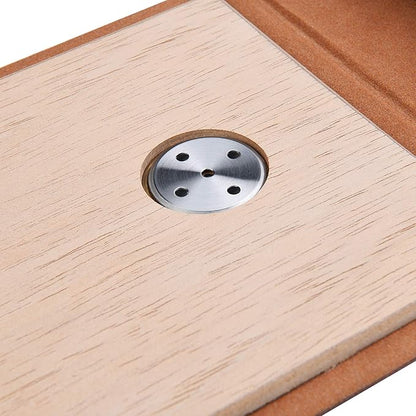 Cigar Case Travel - SEEJI Cigar Humidor Wood Cedar - Cigar Box Portable humidifier Hygrometer