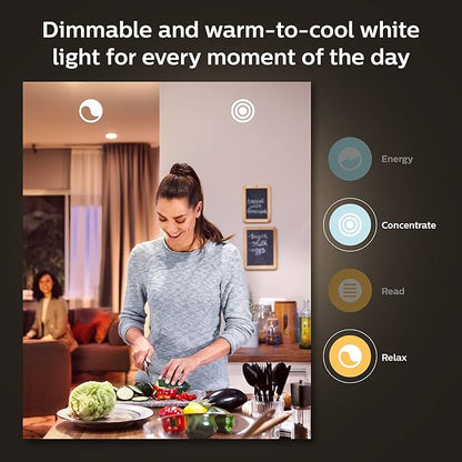 Philips Hue Smart LED A21 Bulb, White Ambiance, E26, 13.5W, Full Spectrum Light 1000K-20000K,1600 Lumens, Dimmable LED Bulbs, Works with Alexa, Google Assistant, Apple Home, 1-Pack