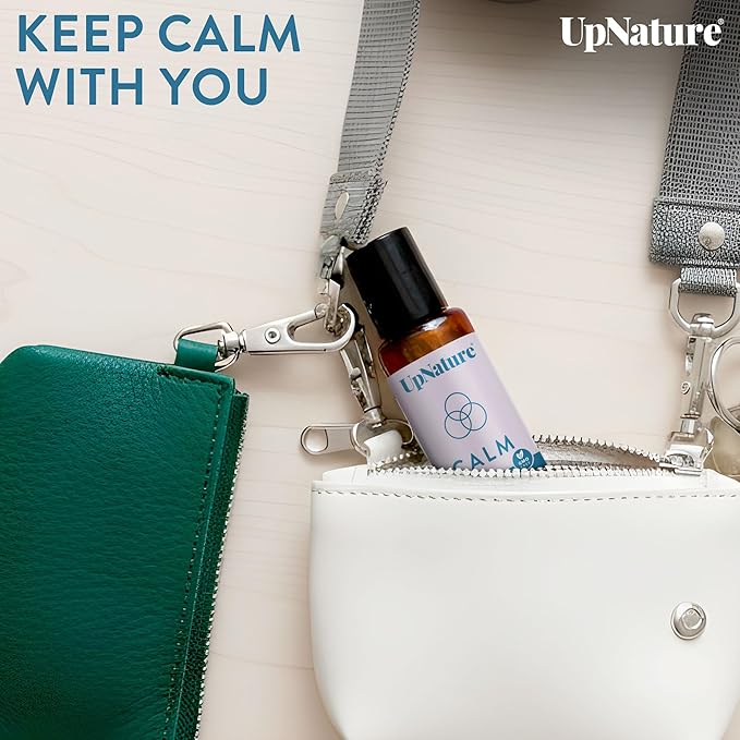 UpNature Calm Essential Oil Roll On - Self Care Relaxation Gifts for Women - 100% Natural Aromatherapy Blend