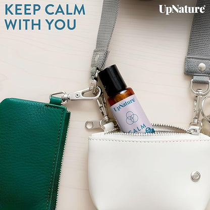 UpNature Calm Essential Oil Roll On - Self Care Relaxation Gifts for Women - 100% Natural Aromatherapy Blend