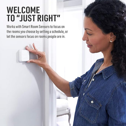 Honeywell Home T9 WiFi Smart Thermostat, Smart Room Sensor Ready, Touchscreen Display, Alexa and Google Assist (Renewed)