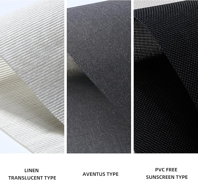 Motorized Roller Shade, Work with Homekit Thread-Enabled,Fabric Sample of 50%/70% Blackout Smart Blind,Multi-Color Samples