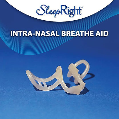 SleepRight Intra-Nasal Breathe Aids Breathing Aids for Sleep Nasal Dilator - 2 Pack (4 Pieces)