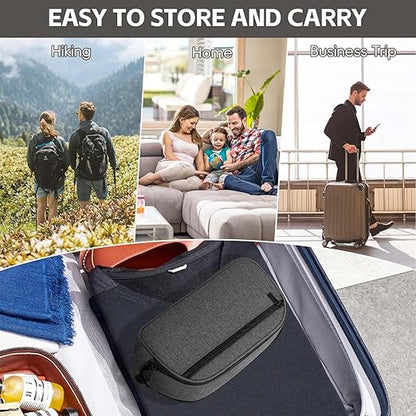 CPAP Travel Bag Compatible with ResMed AirMini Machine & Accessories, Portable CPAP Equipment & Supplies Carrying Bag, Compact CPAP Organizer Storage Bag with Compartments,Black (Bag Only)