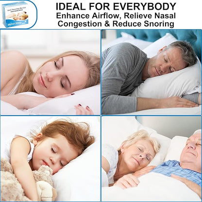 Nasal Dilators for Sleeping & Breathing - 4 Pack Anti Snoring Nose Clip to Improve Airflow & Snoring - Nose Opener Anti Snoring Devices for Men and Woman
