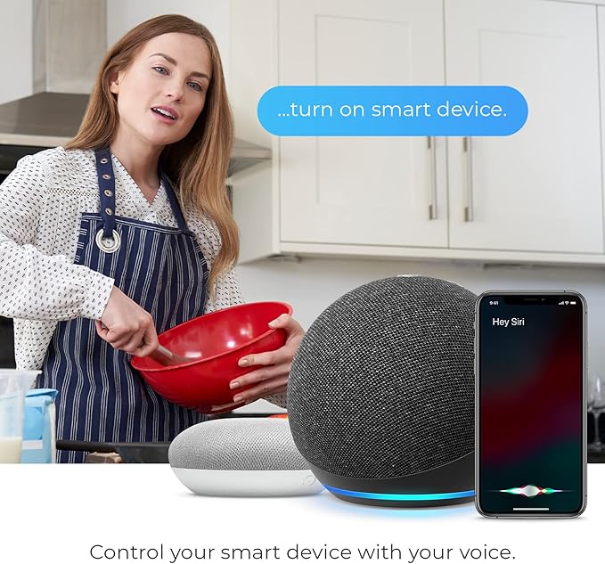 GLOBE Electric Wi-Fi Smart Ambient Night Light with Motion Detection, No Hub Required, Voice Activated, Multicolor Changing RGB, Tunable White 2000K - 5000K