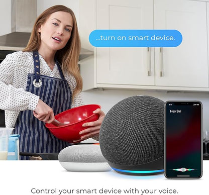 GLOBE Electric Wi-Fi Smart Ambient Night Light with Motion Detection, No Hub Required, Voice Activated, Multicolor Changing RGB, Tunable White 2000K - 5000K