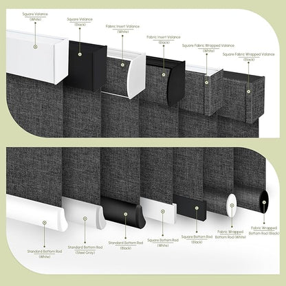 FineTell Motorized Blinds with Remote, 100% Blackout Roller Shades Compatible with Alexa,Apple Homekit,Google Home APP and Voice Control, Customized Electric Blinds (100% Blackout Dual Sided Black)