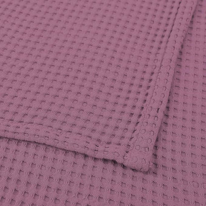 36” X 40” Inches Cooling Baby Waffle Weave Blanket, Ultra-Soft Lightweight Receiving Blanket for Newborn, Breathable Comfortable Baby Swaddle Blanket for Boys and Girls(Mauve)