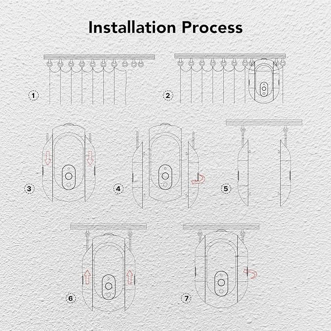 FTVOGUE Automatic Curtain Opener ABS Electric Curtain Robot Smart Home APP Remote Control