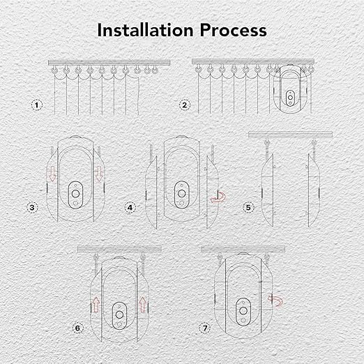 Automatic Curtain Opener with Remote Control, Electric Curtain Driver Smart Electric Curtain Robot for Home
