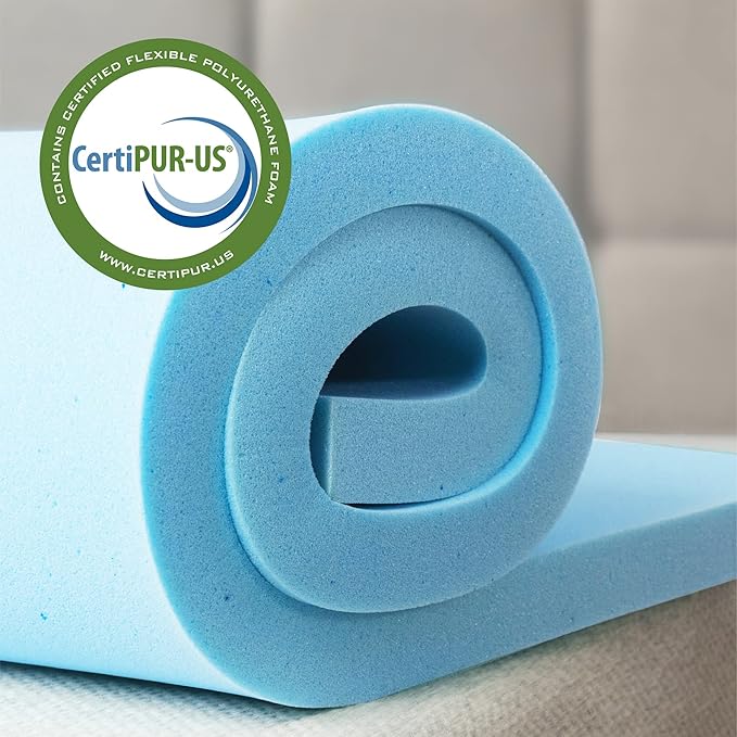 Sleep Master 2" Gel Memory Foam Topper - Full