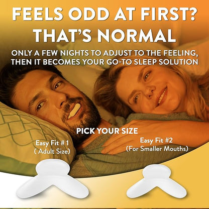 Good Morning Snore Solution Mouth Guard Anti Snoring Devices for Smaller Mouths - FDA Cleared Snoring Aid for Young Adults - Made in USA