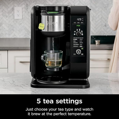 Shark Ninja CP307 Hot and Cold Brewed System W/Thermal Carafe Coffee Maker, Black