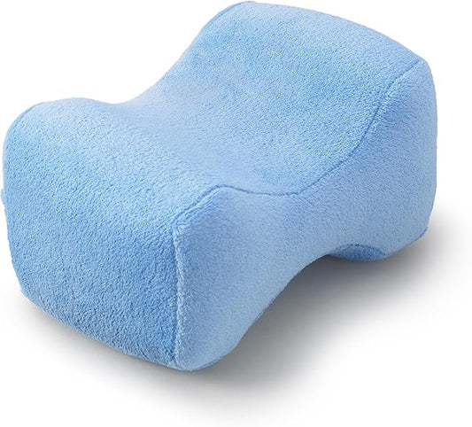 OPTP Contour Leg Pillow - Foam Knee Pillow for Side Sleepers - Fits Between The Knees to Relieve Strain and Pressure on The Low Back, Knees and Ankles
