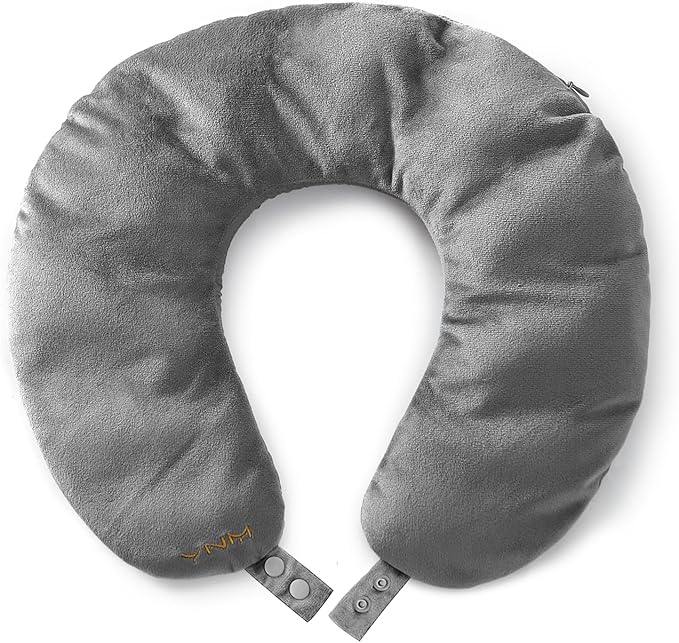 YnM Weighted Shoulder Wrap for Pain Relief and Relaxation, Large Weighted Wrap Filled with Glass Beads, Cooling Rayon & Cozy Velvet Dual-Sided Removable Cover Included, 3lb