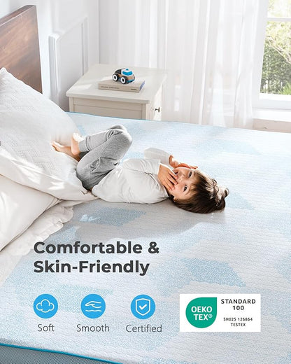 PERLECARE Firm Mattress Topper King - 3 Inch Cooling Memory Foam Bed Topper for Pressure Relief, Soft and Supportive, Non-Slip Design, Removable and Washable Cover, CertiPUR-US Certified