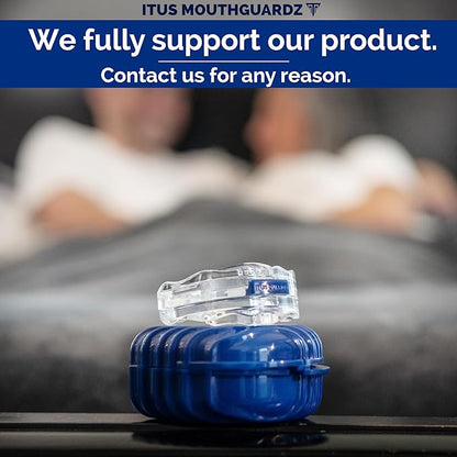 SilentZzz – USA-Designed & FDA-Cleared All EVA Anti Snoring Mouthguards (1+1 Backup) – Adjustable Anti Snore Mouthpieces with Patented Design for a Silent Night`s Sleep, Large Size