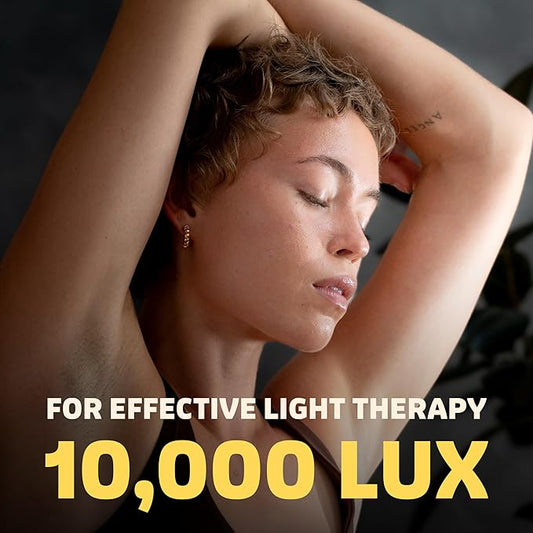 Circadian Optics Lampu Bright Light Therapy Desk Lamp | As Seen On Shark Tank | Ultra Powerful 10,000 LUX Brightness | 5500K Color Mimics Noon Day Sun | Improve Your Mood, Sleep, Energy & Focus