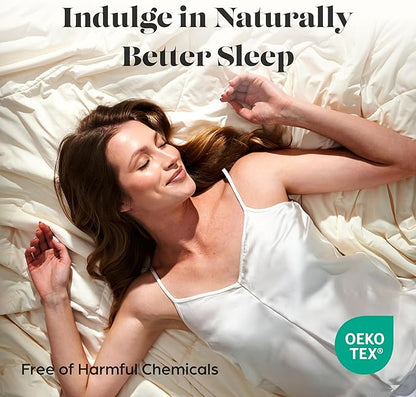 Lavish Comforts® Cooling Comforter Queen Size/Full Size │Premium Cooling Duvet for Hot Sleepers│All Season Cozy Cooling Blanket │White Comforter Queen 90" x 90" Box Ready