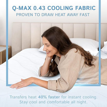 Four Seasons Essentials Cooling Comforter - Queen Size 90" x 90" - White